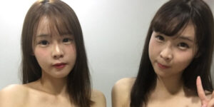 สองสาวอวดหี